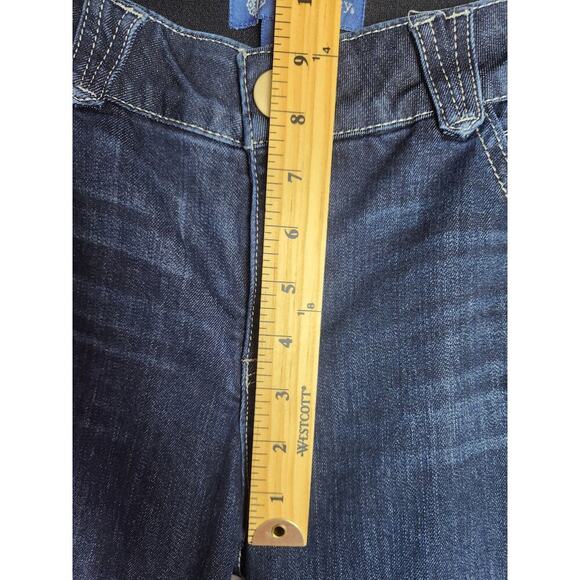 Democracy Ab Solution Dark Wash jeans sz 10 slim fit slimming tummy control - Picture 8 of 9